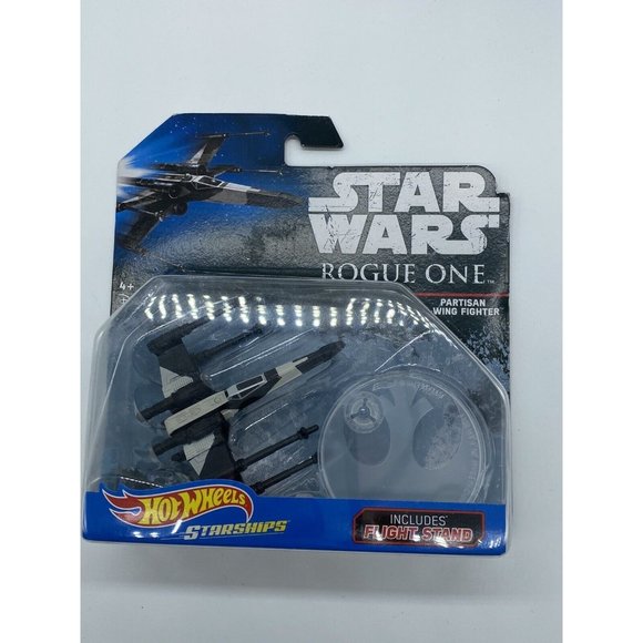 Hot Wheels Star Wars Rogue One Partisan X-Wing Fighter w/ Flight Stand - NEW - Picture 2 of 6